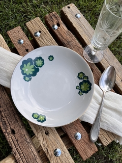 10 Platos Hondos ~ Porcelana - Antiguedades JOE