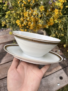 Salsera con Presentoire ~ Porcelana Verbano