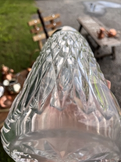 Coctelera de Vidrio Tallada con Metal - comprar online