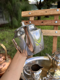 Juego de Servicio en Metal Labrado - tienda online
