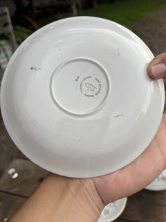 Plato de Té ~ Semi Porcelana Baviera - tienda online