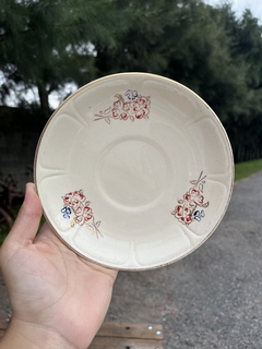Plato de Té Grande ~ Loza Boulonge