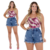 Short Feminino Jeans: Toque Vintage Original - loja online