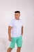 Imagem do Bermuda Masculina Destroyed Cor Verde Moda Trend