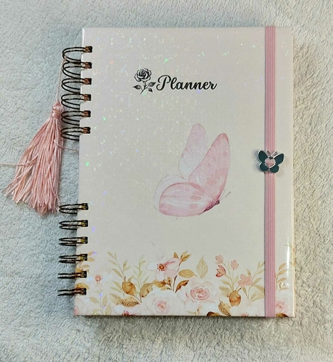 Planner Borboleta Rosa