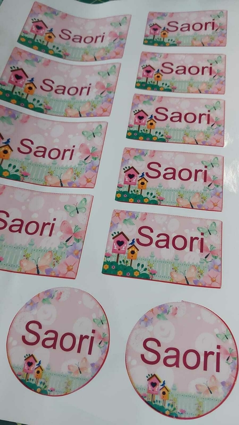 Folha de etiqueta vinil