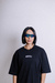 CAMISETA OVERSIZED UNISSEX PRETA - PAZEOLI