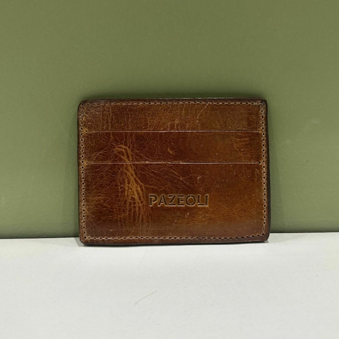 PORTA CARTÃO PAZEOLI MOSTARDA