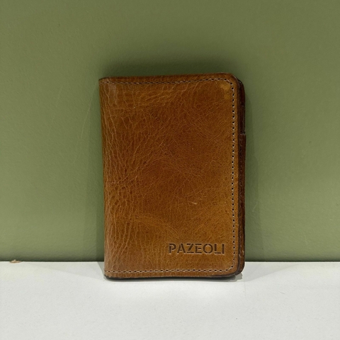 PORTA CARTÃO PAZEOLI MOSTARDA