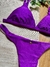 Biquíni Básico C\ Argolas Roxo - LB MODAS