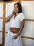 Camisa crop lienzo - comprar online