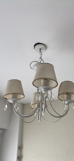 Lampara de techo con 4 luces ideal dormitorio