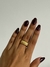 Anillo ribed gold