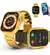 Smartwatch Ultra Gold 24K Com NFC 2 Pulseiras na internet