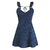 Imagen de Vestido corto femenino de verano con estampado de lunares, minivestido Sexy de c
