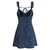 Vestido corto femenino de verano con estampado de lunares, minivestido Sexy de c - comprar en línea
