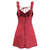 Vestido corto femenino de verano con estampado de lunares, minivestido Sexy de c