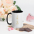 Taza blanca brillante "Lover" en internet