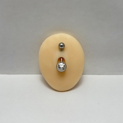 BARBELL OMBLIGO STRASS - COLOR A ELECCIÓN - comprar online
