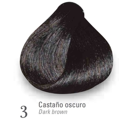 Tintura profesional ELEMENT COLORS de OSSONO x 60 grs - 3 CASTAÑO OSCURO