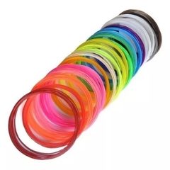Filamento Lapiz 3d X 20 Rollos Diferentes Colores 3 Mts