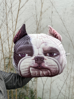 Almohadon Perro Bulldog 3d Decorativo Regalo Original 301 en internet