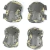 kit Joelheira e cotoveleira tática paintball, airsoft, jogos. - comprar online