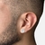 Brinco Medalha Medusa Cravejado em Zircônia 10mm (Banho Prata 925) - comprar online