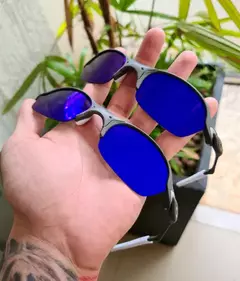 ROMEO 2 XMETAL LENTE NEON BLUE KIT BRANCO