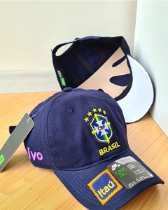 BONÉS DO BRASIL - ITAU - AZUL MARINHO