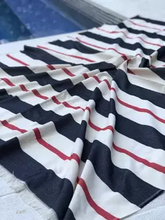 LONA PLAYERA AZUL MARINO CON ROJO XL FAMILIAR -