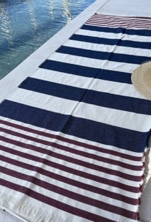 LONA PLAYERA RAYAS AZUL MARINO CON BORDO MEDIUM
