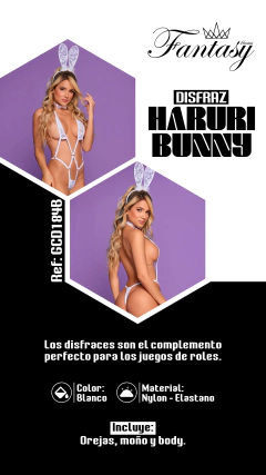 Disfraz Haruri Bunny Blanco en internet