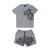 Conjunto Syna Wolrd logo Cinza