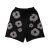 Shorts Denim Tears Cotton Wreath Black Monochrome