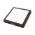 Plafon LED Tramontina Quadrado de Sobrepor Preto 18W 6500K Luz Branca
