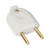 Plugue Macho 2P 10 A 250 V Tramontina Branco