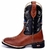 bota texana masculina lisa marrom rodeio cowboy