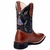 bota texana masculina lisa marrom rodeio cowboy - ARIZONA CALÇADOS