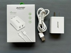 Cargador Mixor 4.4 V8 2 puertos USB