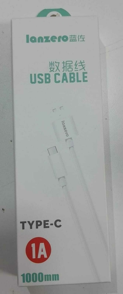 Cable Tipo C Lanzero 1A WHITE - comprar online