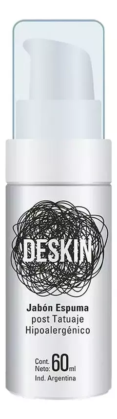 DESKIN JABÓN ESPUMA HIPOALERGÉNICO POST TATUAJE 60ML - comprar online