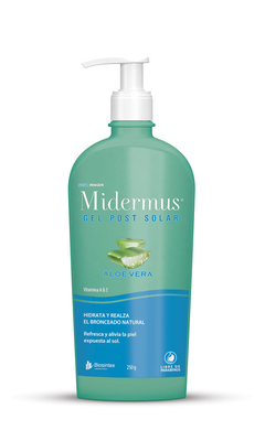 GEL POST SOLAR MIDERMUS ALOE VERA REFRESCANTE 250ML - comprar online