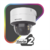 Domo IP 4 Megapixel / Imagen a Color 24/7 / Lente 3.6 - 9 mm / Luz Blanca 40 mts / WDR 130 dB / Exterior IP67 / IK10 / Captura Facial / Videoanalitico