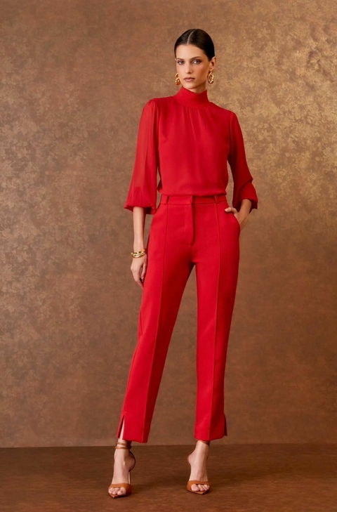 CALÇA ALFAIATARIA NERVURA ROUGE - AGILITÁ - comprar online