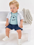 Conjunto Bebê três peças Divertto