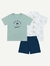 Conjunto Bebê três peças Divertto - comprar online