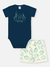 Conjunto Bebê Body e Bermuda Divertto