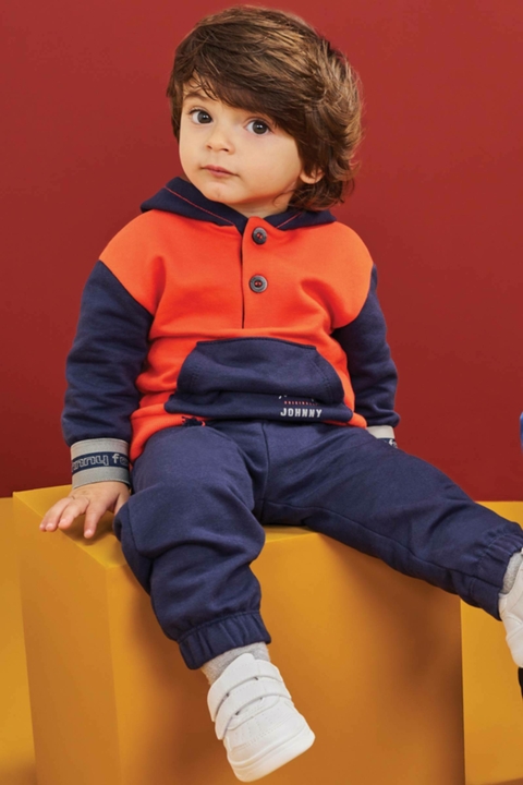 Conjunto Moletom Bebê Masculino Johnny Fox