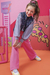 Colete Infantil Feminino Puffer em Nylon Poá Infanti - comprar online